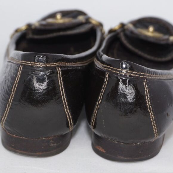 Coach Katrin Vintage Style Brown Loafers, Size 8.5 - Picture 5 of 9